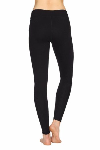 Abi and Joseph Linear Full Length Tight, Colour Black, Back View