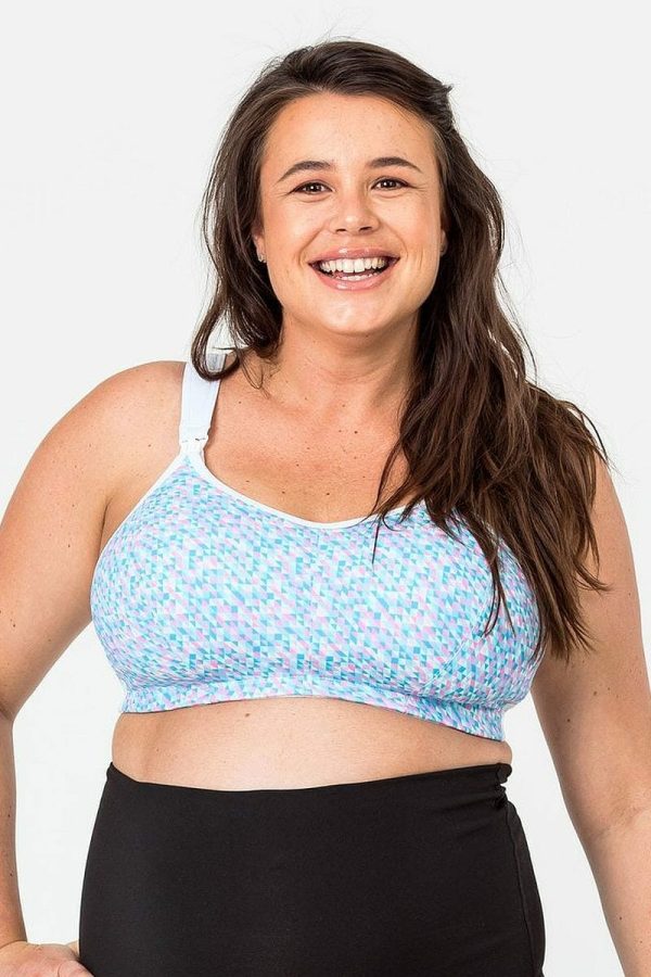 Cadenshae, Ultimate Bra, Confetti, Front View