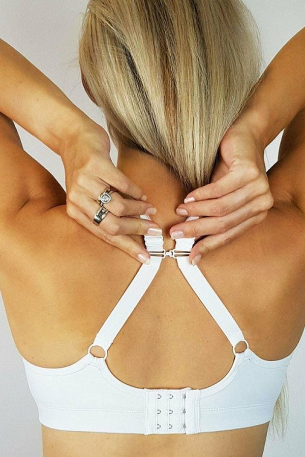 Cadenshae Swift Bra, Colour Whisper, Crossed Back View