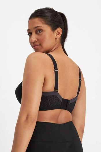 Berlei Shift Underwire Bra, Black, Back View