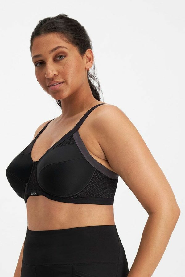 Berlei Shift Underwire Bra, Black, Side View