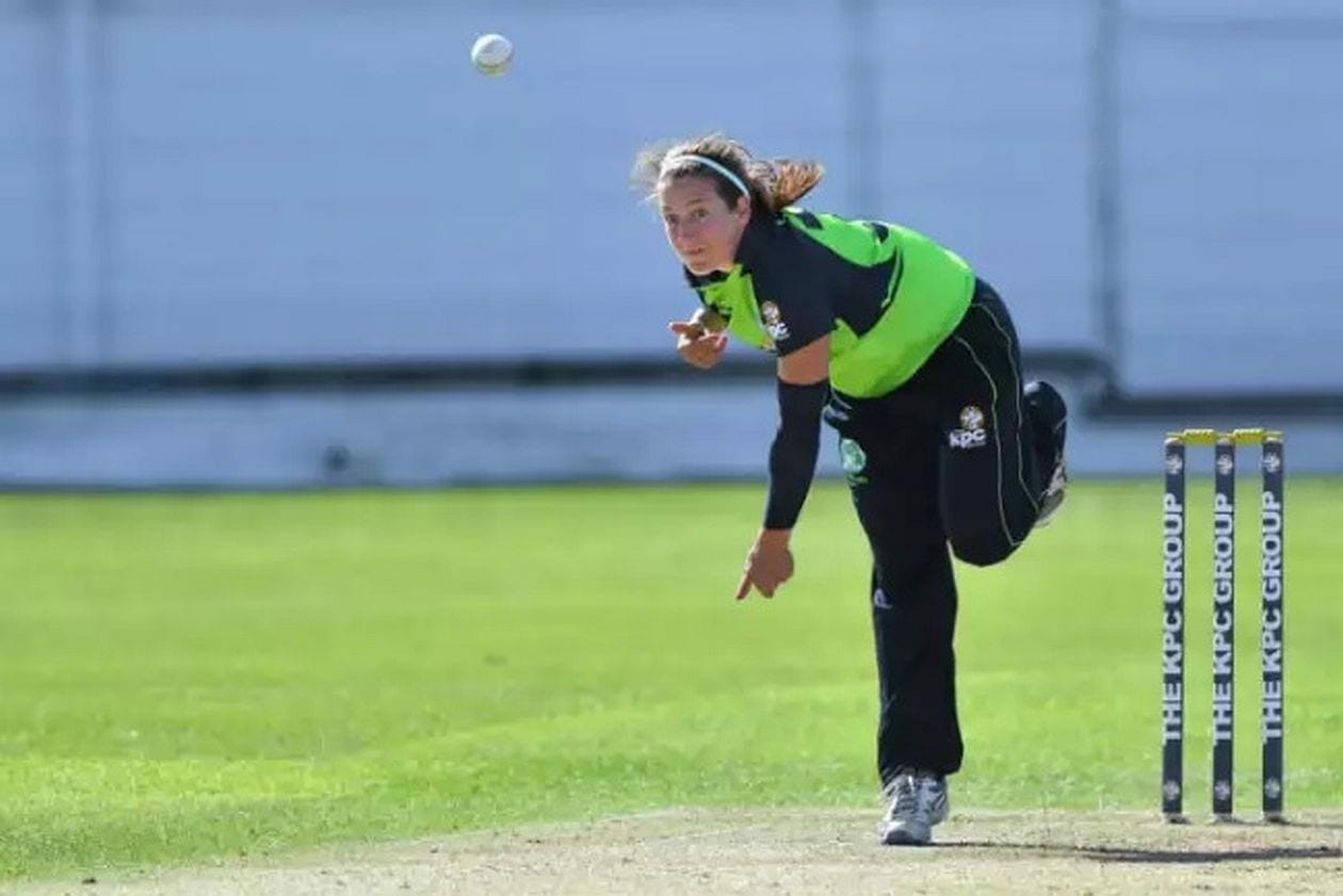 Woman Bowling - Cricket