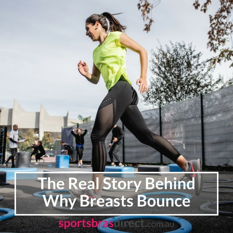 Woman doing circuit training.