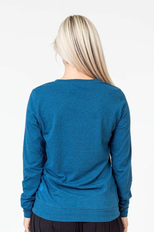 Cadenshae Crew Neck Jumper - Navy - Image 2