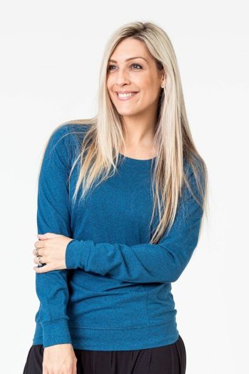 Cadenshae Crew Neck Jumper - Navy