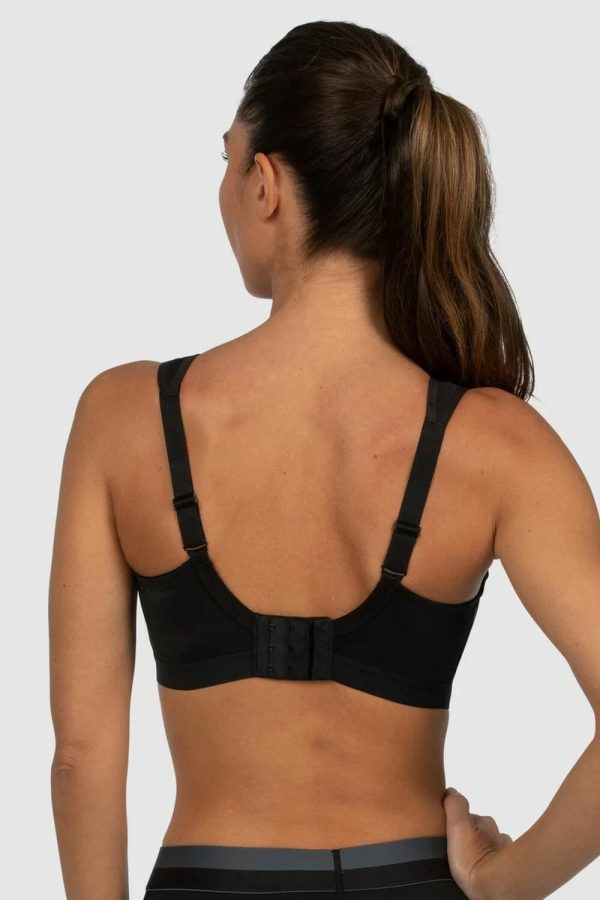 Shock Absorber Active D+ Classic Support Bra, Black, Back