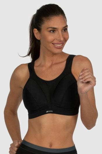 Shock Absorber Active D+ Classic Support Bra, Black, Front