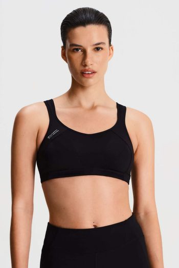 Shock Absorber Active Multi Sports Support Bra, Black, Front View