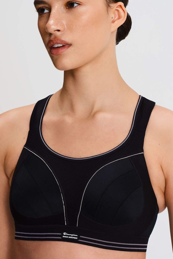 Shock Absorber Ultimate Run Bra - Black - Image 3