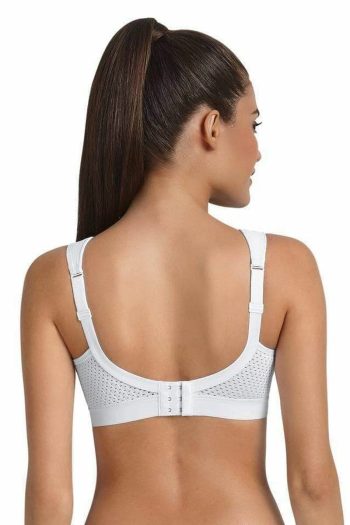 Anita Active Extreme Control Sports Bra, White, Back View