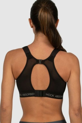 Shock Absorber Ultimate Run Bra Padded, Black, Back