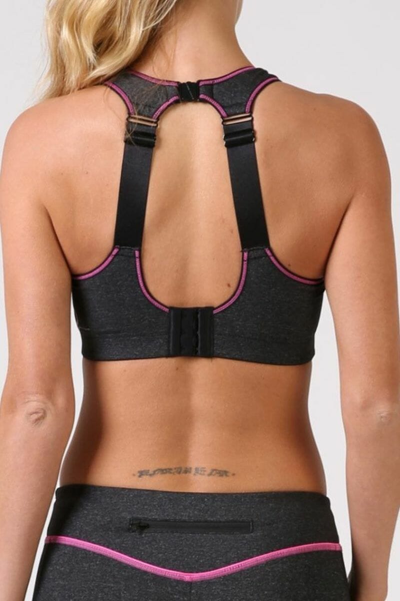 Q-Linn Barcelona Sports Bra - Anthracite