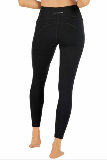 Abi and Joseph Carrera Dual Pocket Full Length Tight, Black, Back View