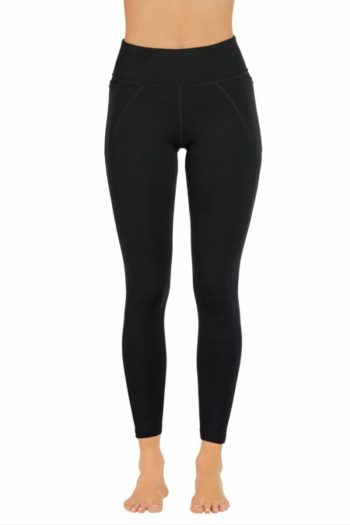 Abi and Joseph Carrera Dual Pocket Full Length Tight, Black, Front View