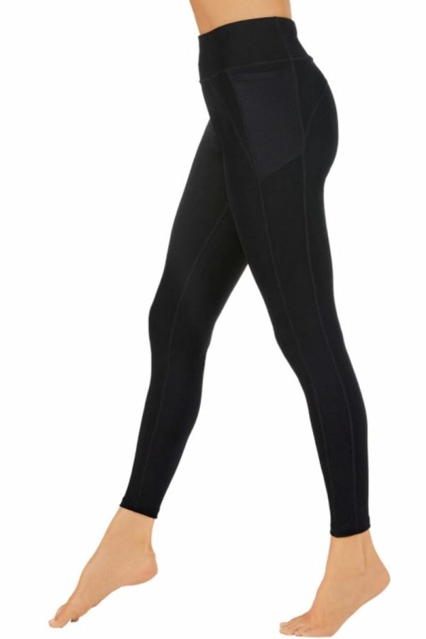Abi and Joseph Carrera Dual Pocket Full Length Tight, Black, Side View