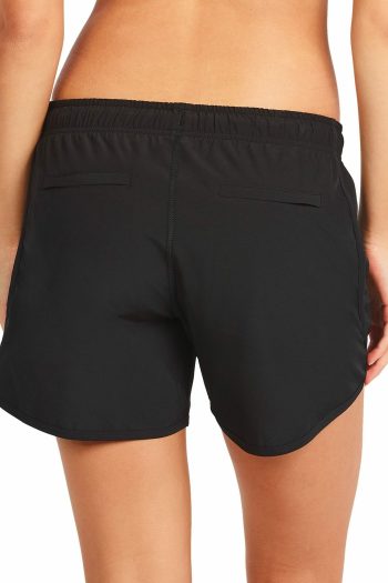 Abi and Joseph Evie Training Short, Black, Back View