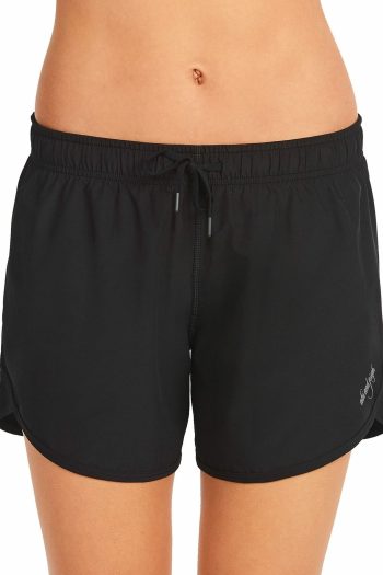 Abi and Joseph Evie Training Short, Black, Front View