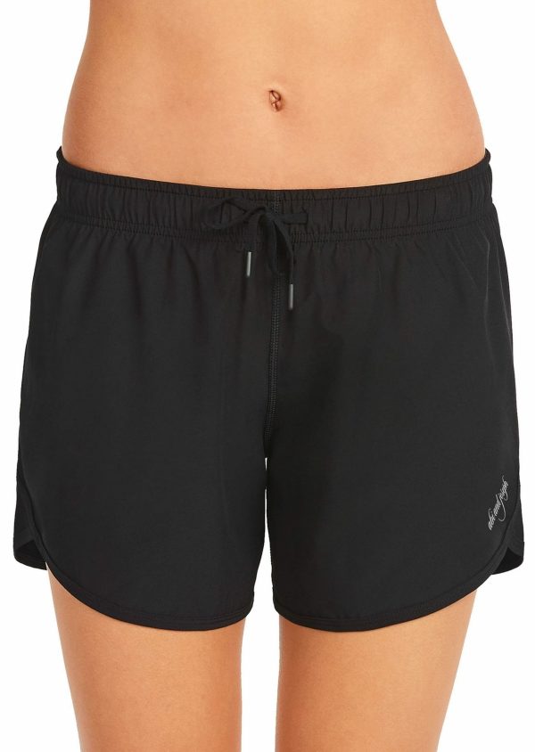 Abi and Joseph Evie Training Short, Black, Front View