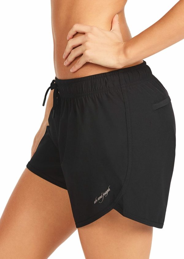 Abi and Joseph Evie Training Short, Black, Side View