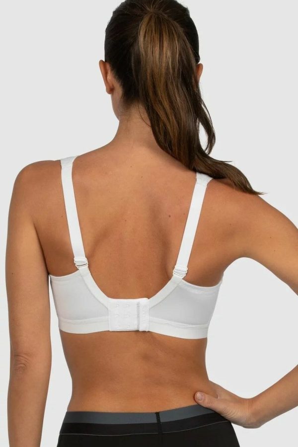 Shock Absorber Active D+ Classic Support Bra, White, Back View