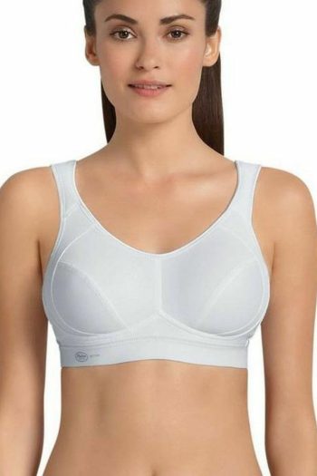 Anita Active Extreme Control Sports Bra, White, Front View