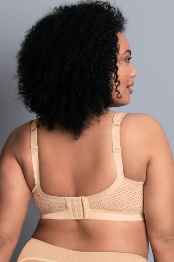 Anita Active Momentum Wirefree Sports Bra, Desert, Back View