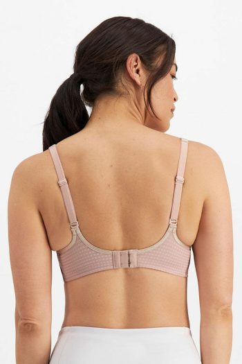 Berlei Electrify Mesh Underwire Bra, Soft Powder, Back View