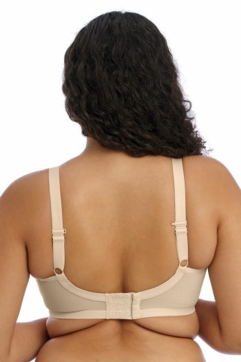 Elomi Energise Underwired Sports Bra, Nude, Regular Back View