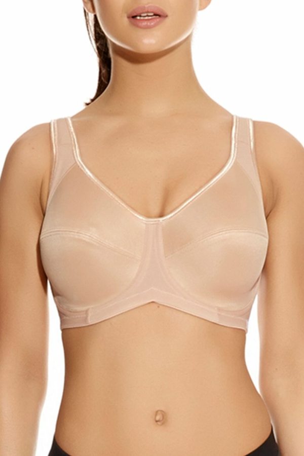 Freya Active Core Underwired Sports Bra, Nude, Front View