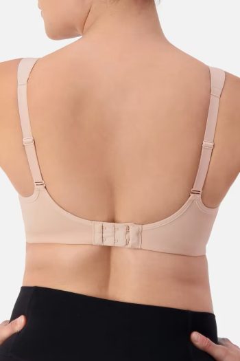 Triumph Triaction Ultra W Sports Bra, Fig Pink, Back View