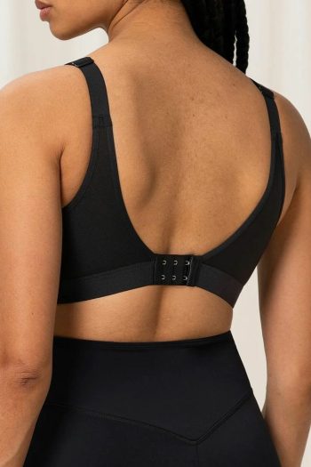 Triumph Triaction Wellness Wirefree Bra, Black, Back