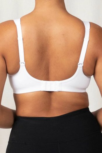 Triumph Triaction_Ultra W Sports Bra, White, Regular Back View