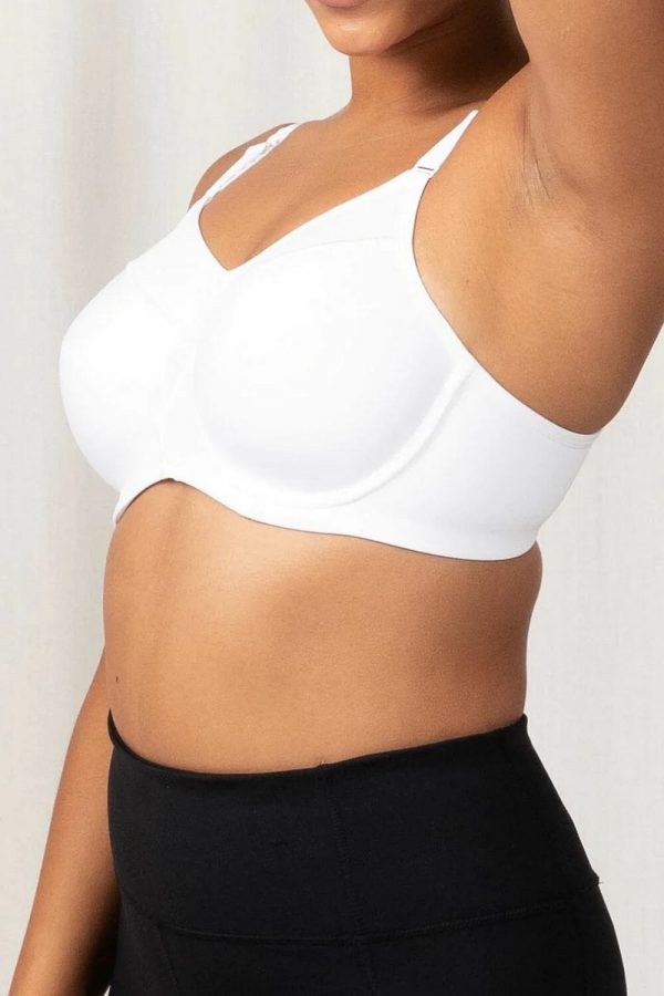 Triumph Triaction_Ultra W Sports Bra, White, Side View