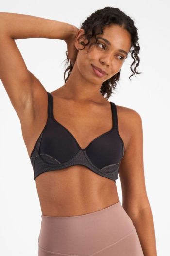 Berlei Electrify Contour Bra, Black, Front View