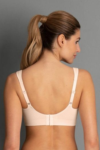 Anita Active Air Control Delta Pad Sports Bra, Smart Rose, Back View