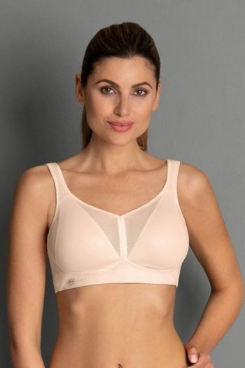 Anita Active Air Control Delta Pad Sports Bra, Smart Rose, Front View