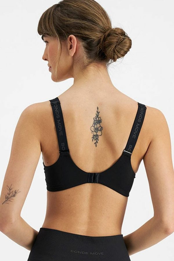 Bonds Move Contour Sports Bra - Black - Image 3