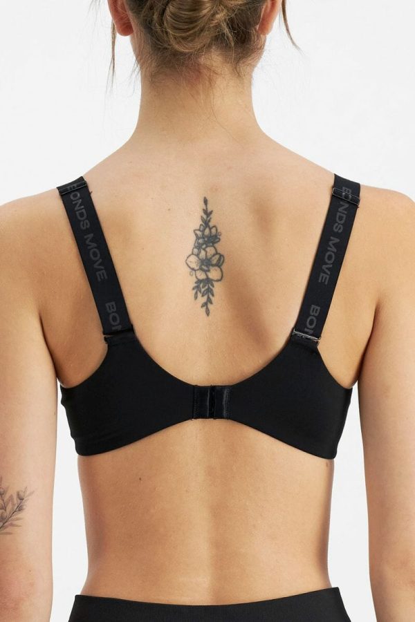 Bonds Move Underwire High Impact Sports Bra - Black - Image 2