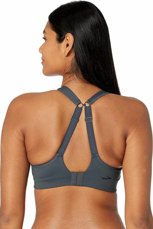 Brooks Drive Convertible Run Bra - Asphalt - Image 3