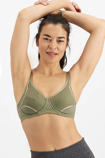 Berlei Electrify Mesh Underwire Bra, Bushland, Front View