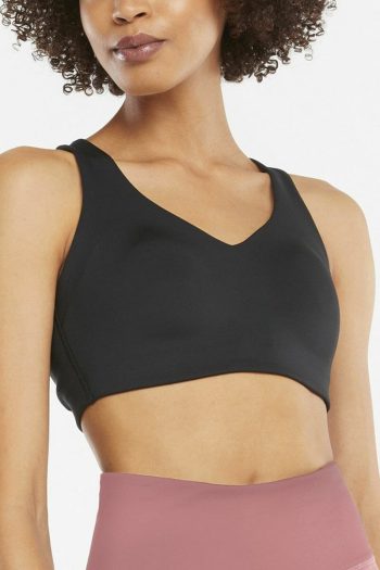 Puma High Impact to the Max Training Bra, Black, Front View