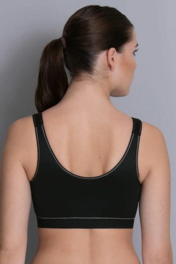 Anita Active Frontline Open Sports Bra, Black, Back