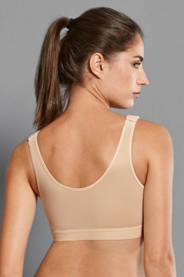 Anita Active Frontline Open Sports Bra, Desert, Back View