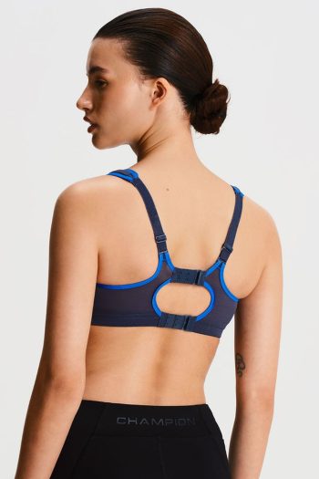 Shock Absorber Active Multi Sports Support Bra, Dark Grey, Back View