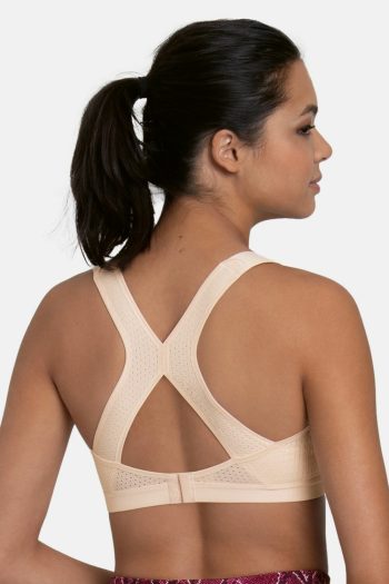 Anita Active DynamiXstar Racerback Sports Bra, Smart Rose, Back View