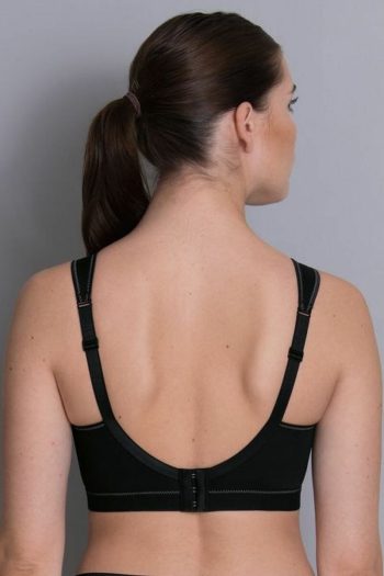 Anita Active Light and Firm Sports Bra, Black, Back View