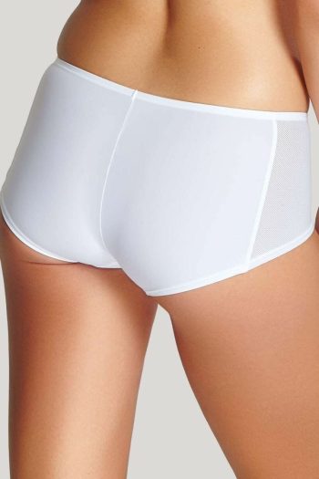 Panache Sports Short, White, Back View