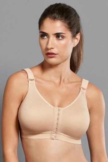 Anita Active Frontline Open Sports Bra, Desert, Front View