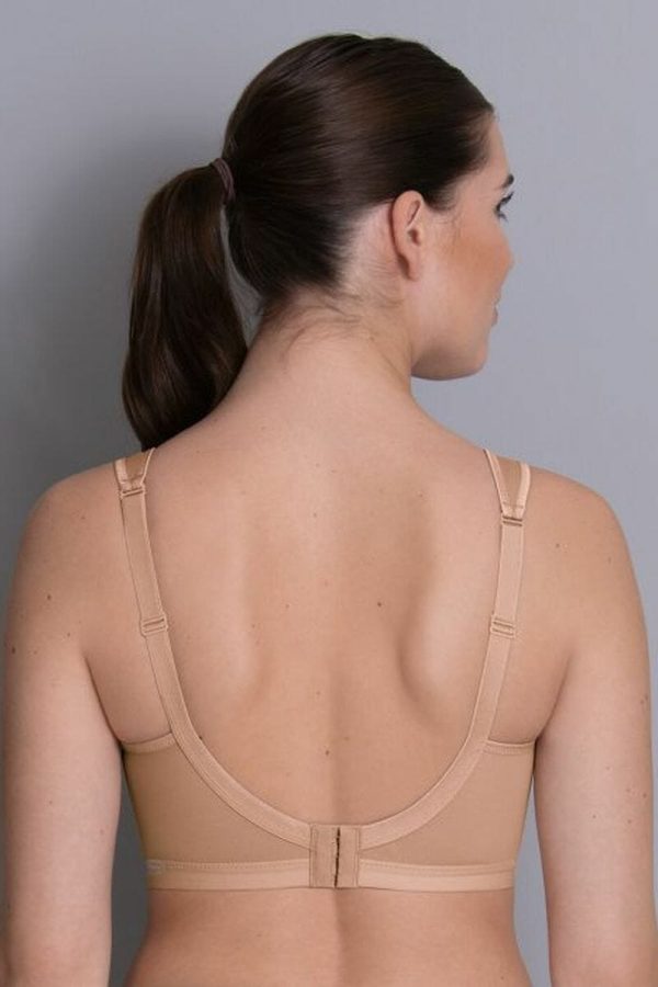 Anita Active Light and Firm Sports Bra, Deep Sand, Back View