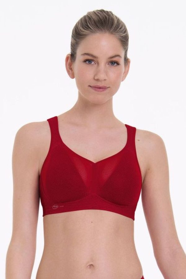 Anita Active Air Control Delta Pad Sports Bra, Lipstick, Front View